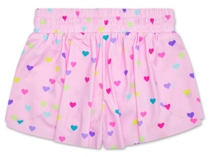 Heart Confetti Butterfly Shorts (Large (14))