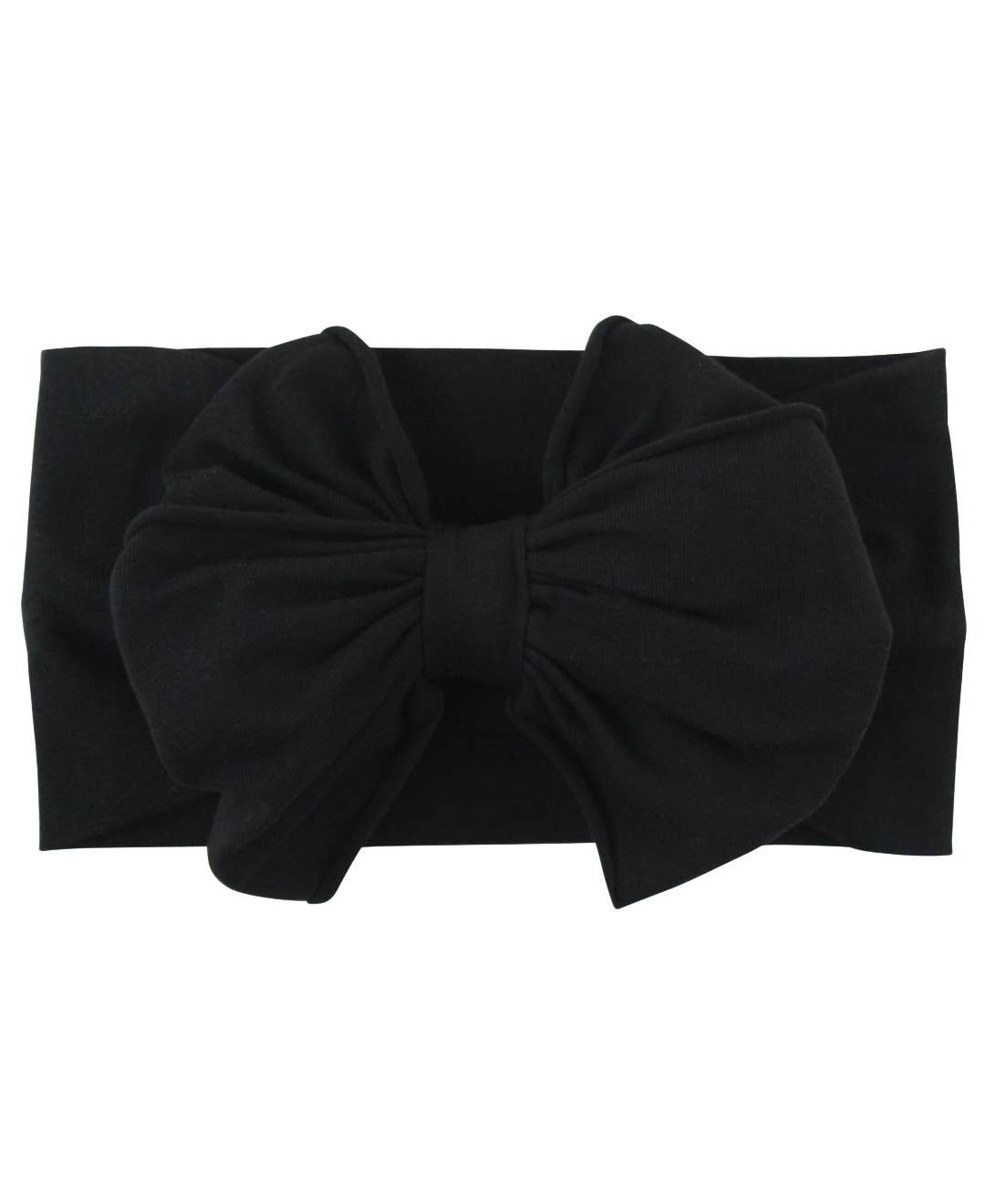 Girls Black Big Bow Headband