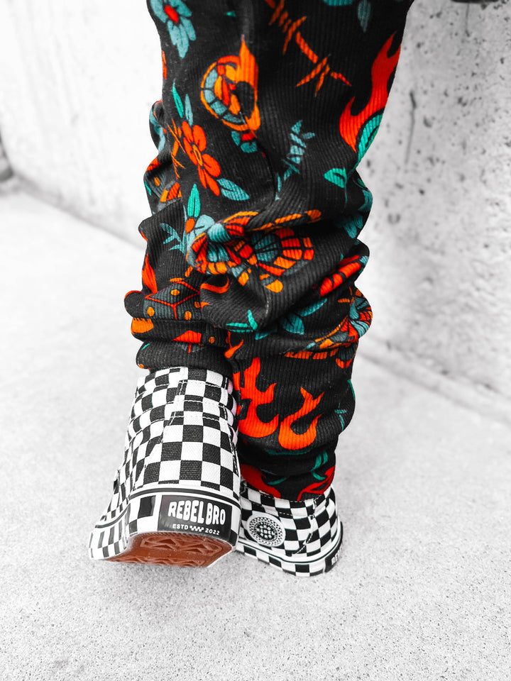 SK8TR Hi-Top in Venice (Checkered)