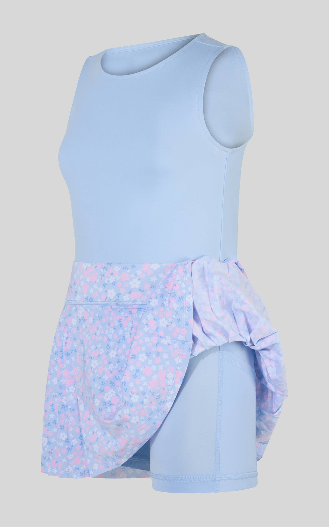 Tween Girls Tank, Pleated Skort, Scrunchie - 3 pc SET