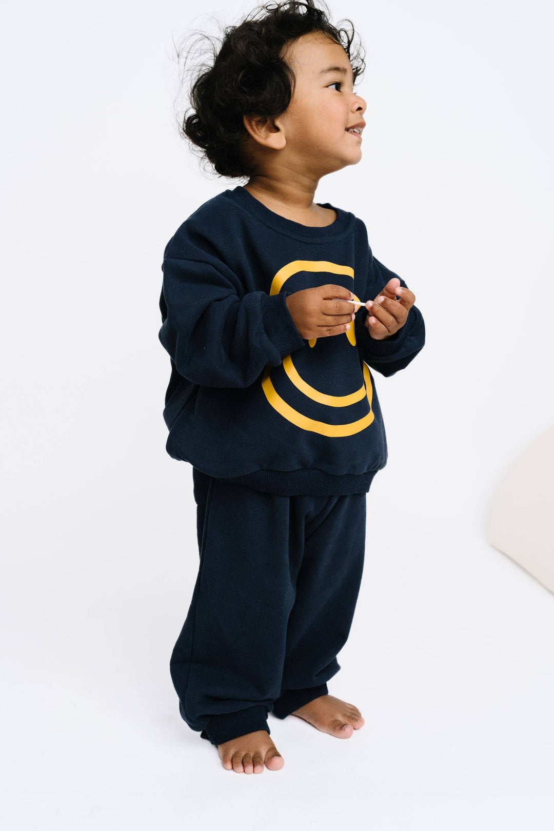 Navy Happy Sweatsuit