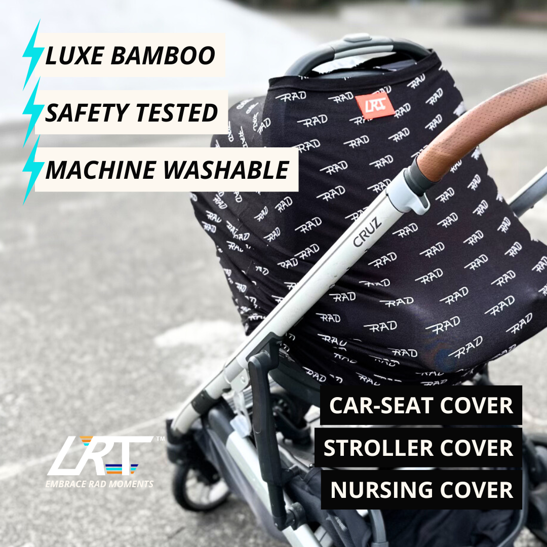 Infant, Newborn, Baby Multi-Use Car Seat Cover - Midnight