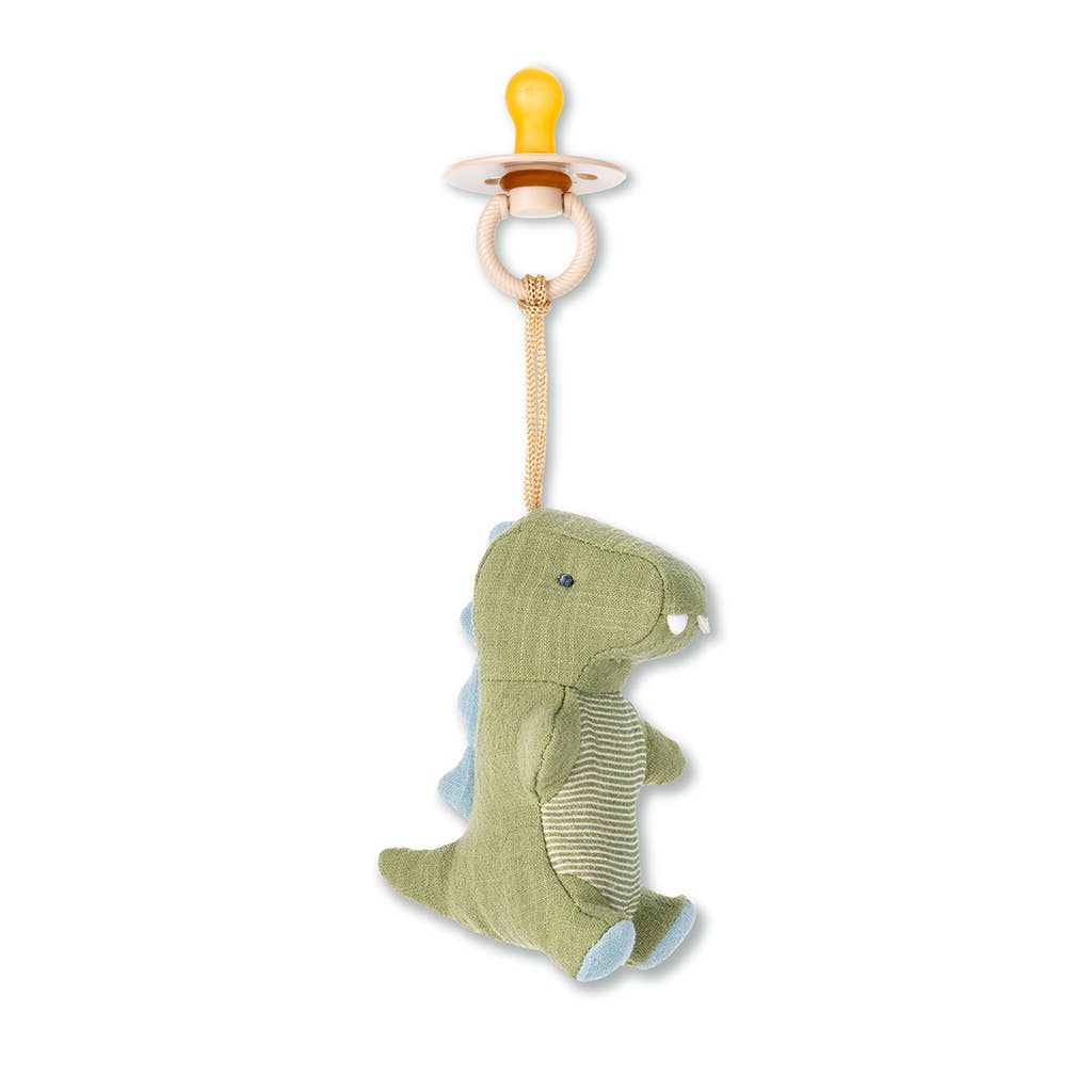 Bitzy Pal Natural Rubber Pacifier & Plush