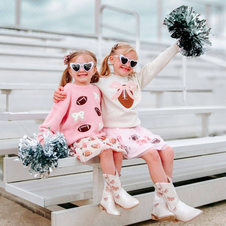 Coquette Football Sequin Tutu - Kids Clothing
