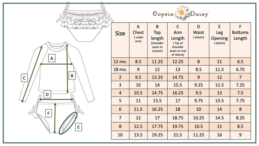 Girls Pink Coquette Long Sleeve Ruffles Rash Guard Swimsuit