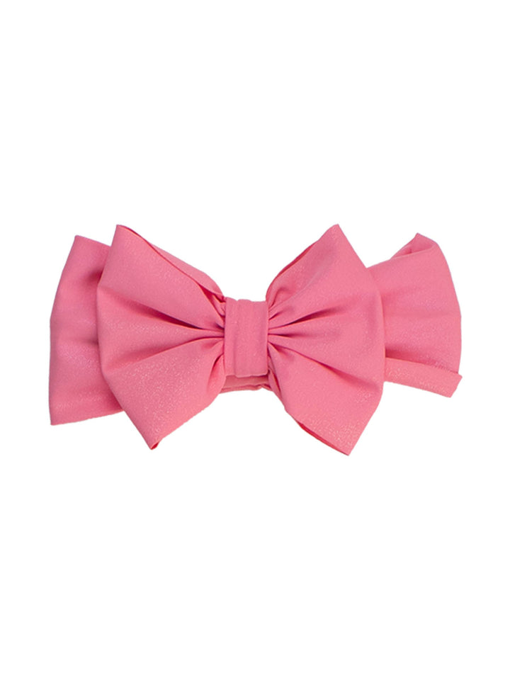 Girls Rose Shimmer Swim + Active Bow Headband