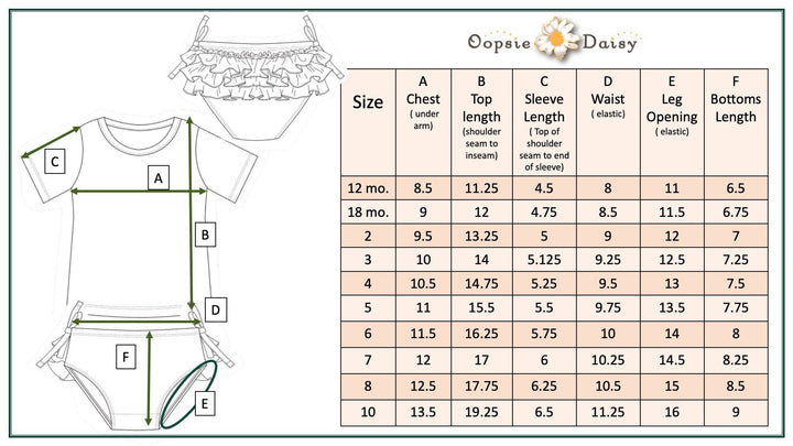 Kids Sophie Dainty Floral Rash Guard Ruffle Bottom Swimsuit