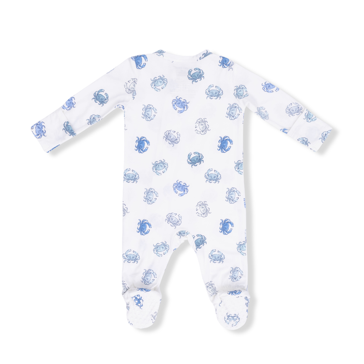 Blue Crabs - 2 Way Zipper Footie