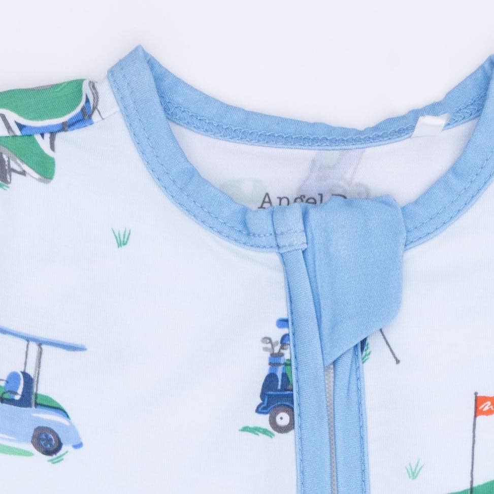 Vintage Golf Carts Blue - Convertible Romper