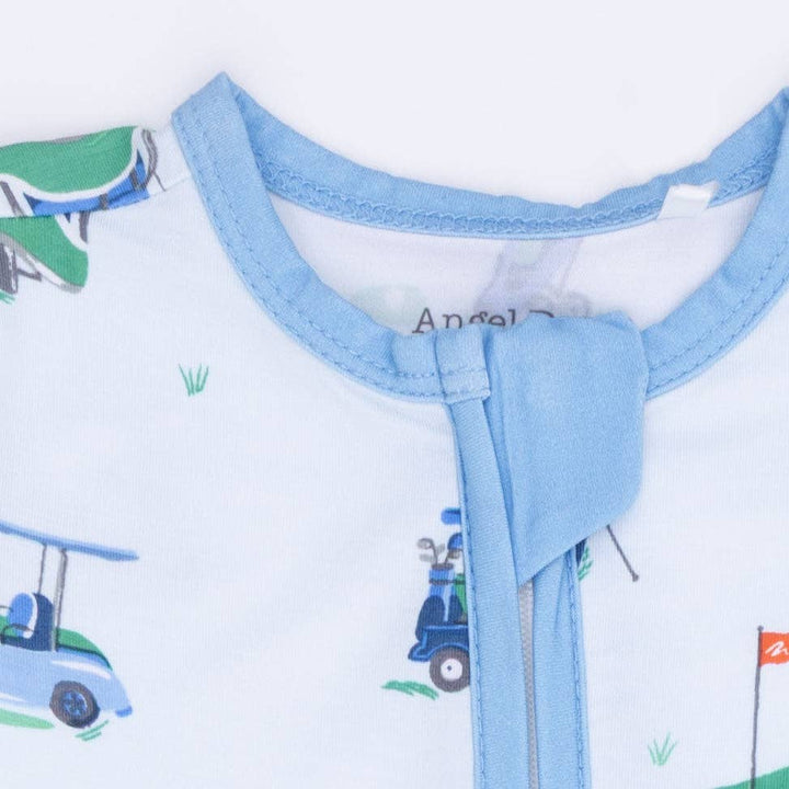 Vintage Golf Carts Blue - Convertible Romper