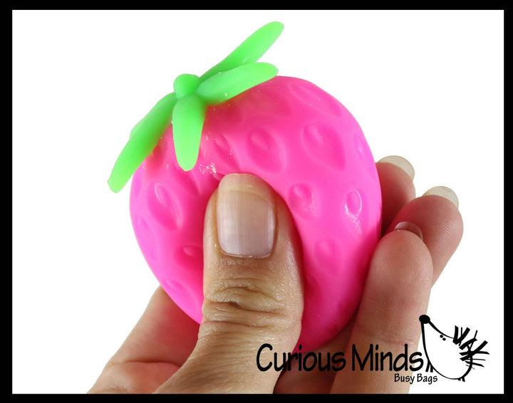 1 BOX Nee Doh Fruit Basket Soft Fluff- Filled Squeeze Stress