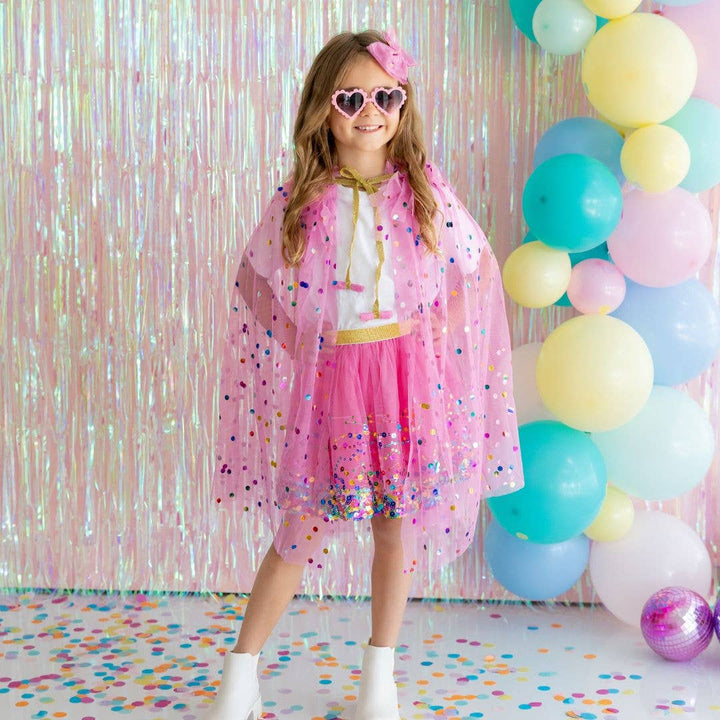 Raspberry Confetti Tutu - Dress Up Skirt - Kids Tutu - Birthday Tutu