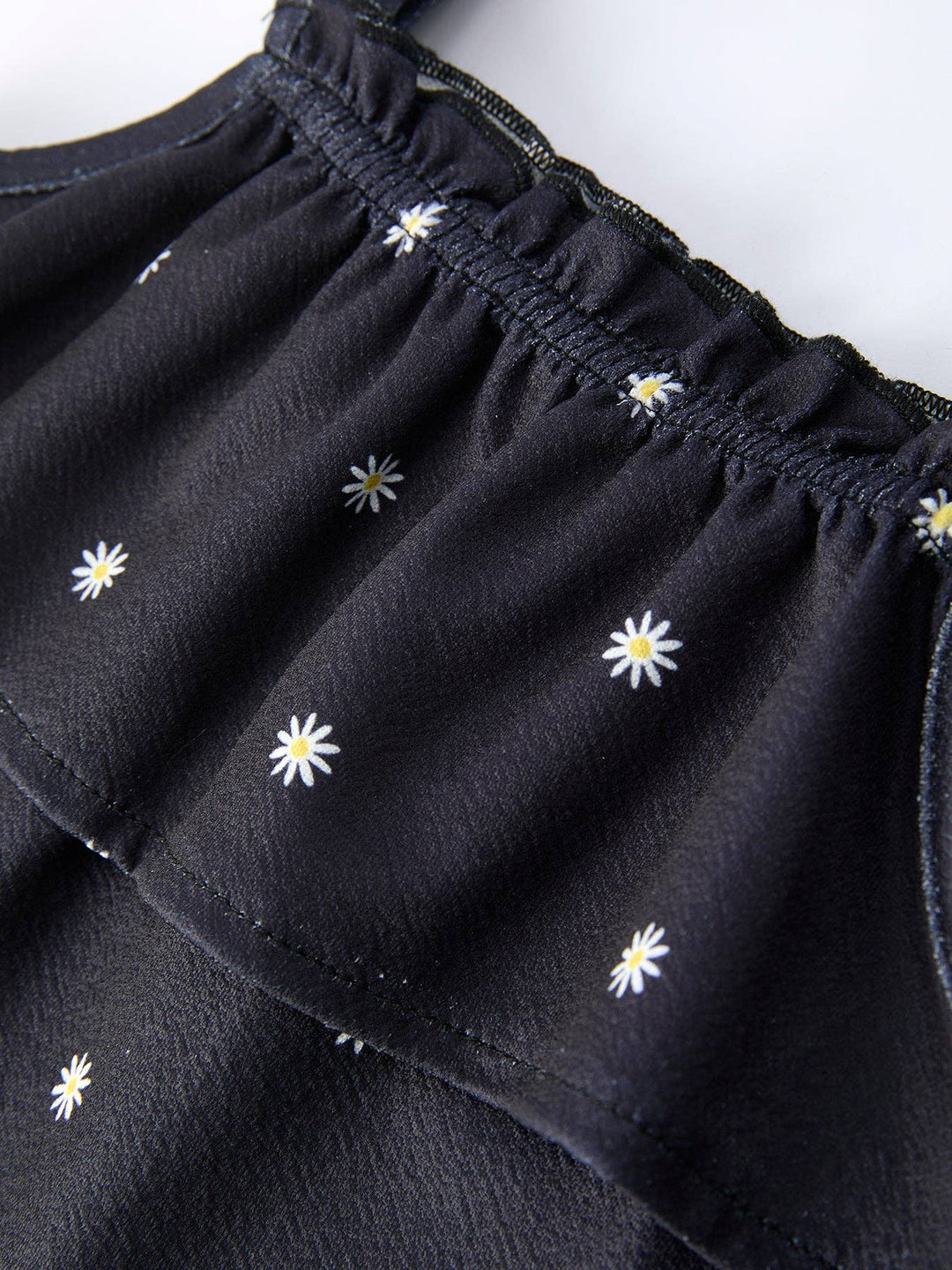 Summer Daisy  Girls Bow Ruffle Set