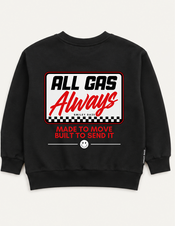 ALL GAS ALWAYS • CREWNECK