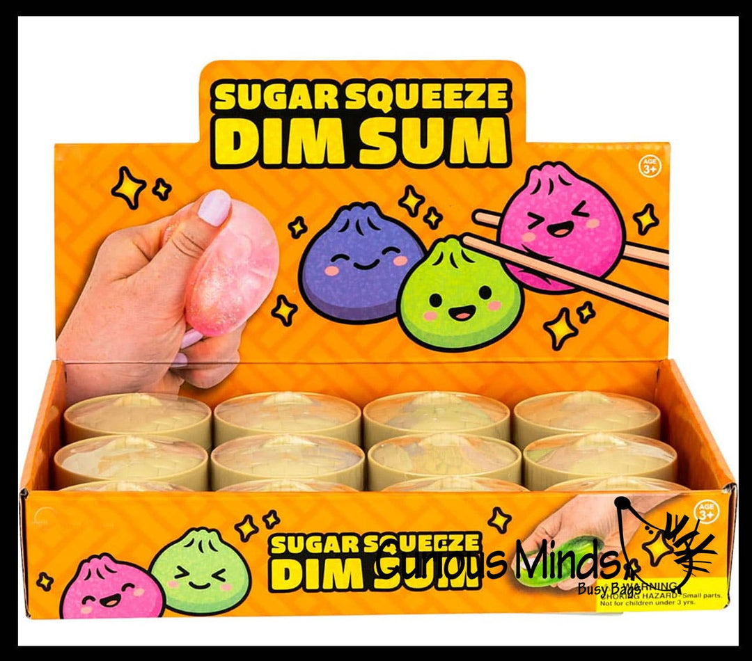 1  Sugar Dumpling Dim Sum Ball -  Thick Glue Stress Fidget
