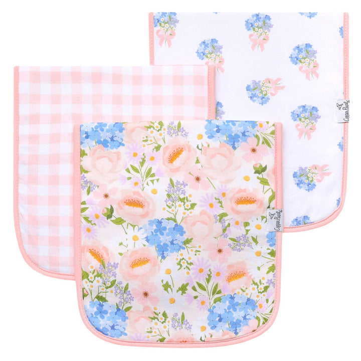 3 Pack Premium Burp Cloths - Penelope