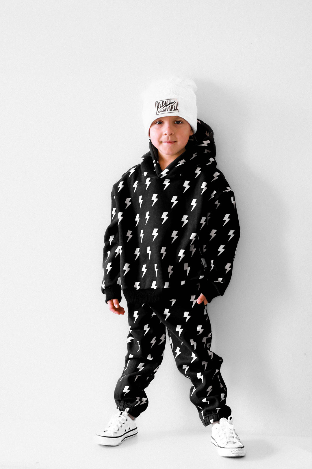 Fleece Hoodie + Sweatpants Set in Jagger