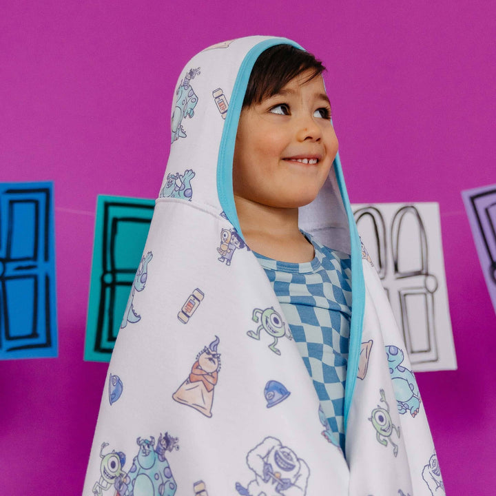 Premium Big Kid Hooded Towel - Monsters, Inc. Friends