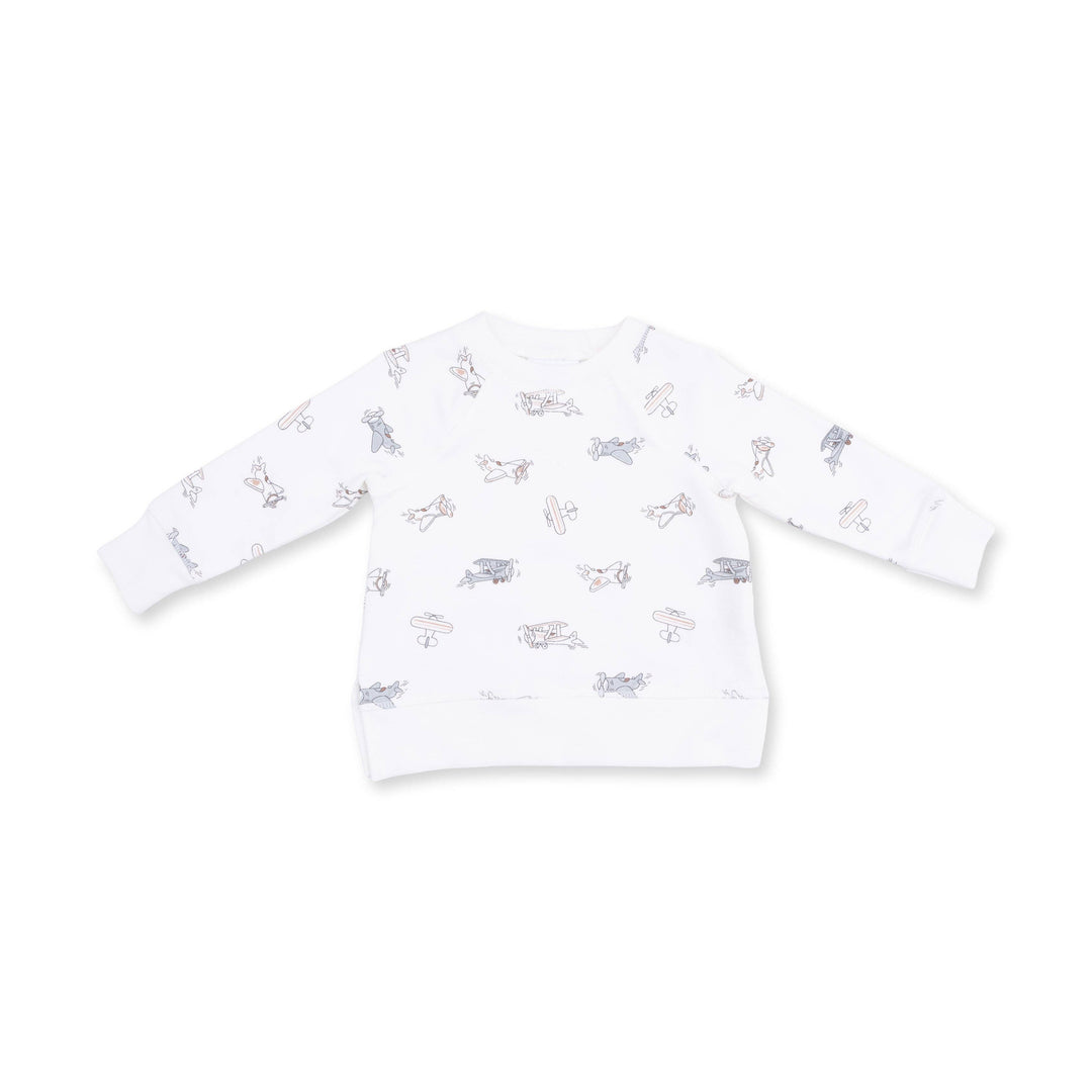 Vintage Airplane Pilots - Raglan Sweatshirt