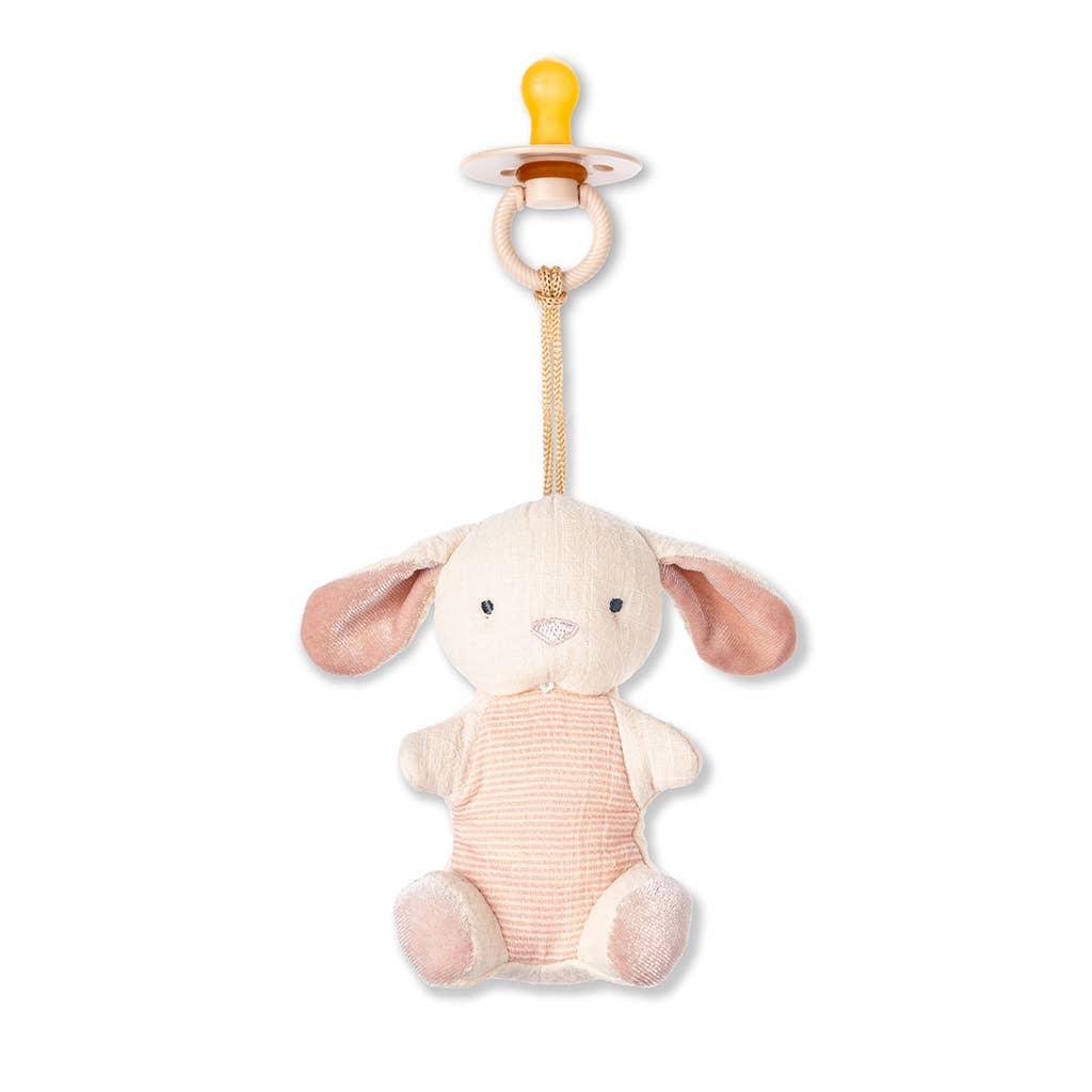 Bitzy Pal Natural Rubber Pacifier & Plush