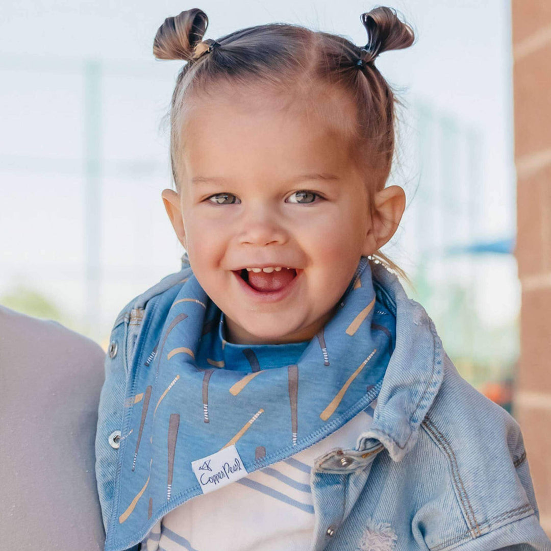 4 Pack Baby Bandana Bibs - Slugger