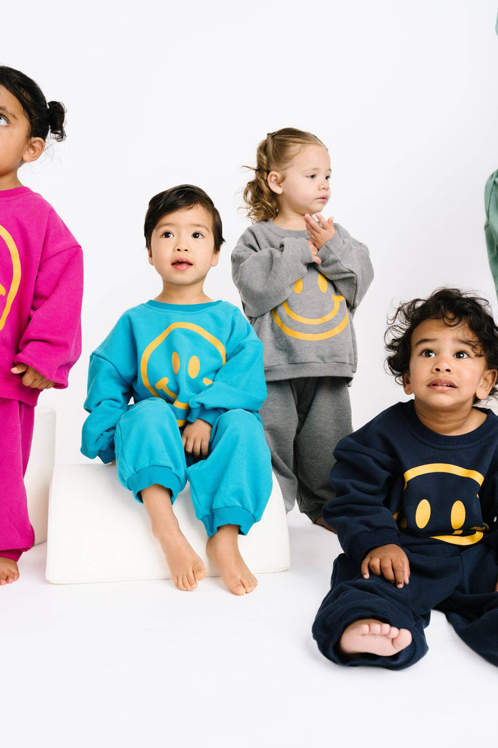 Navy Happy Sweatsuit