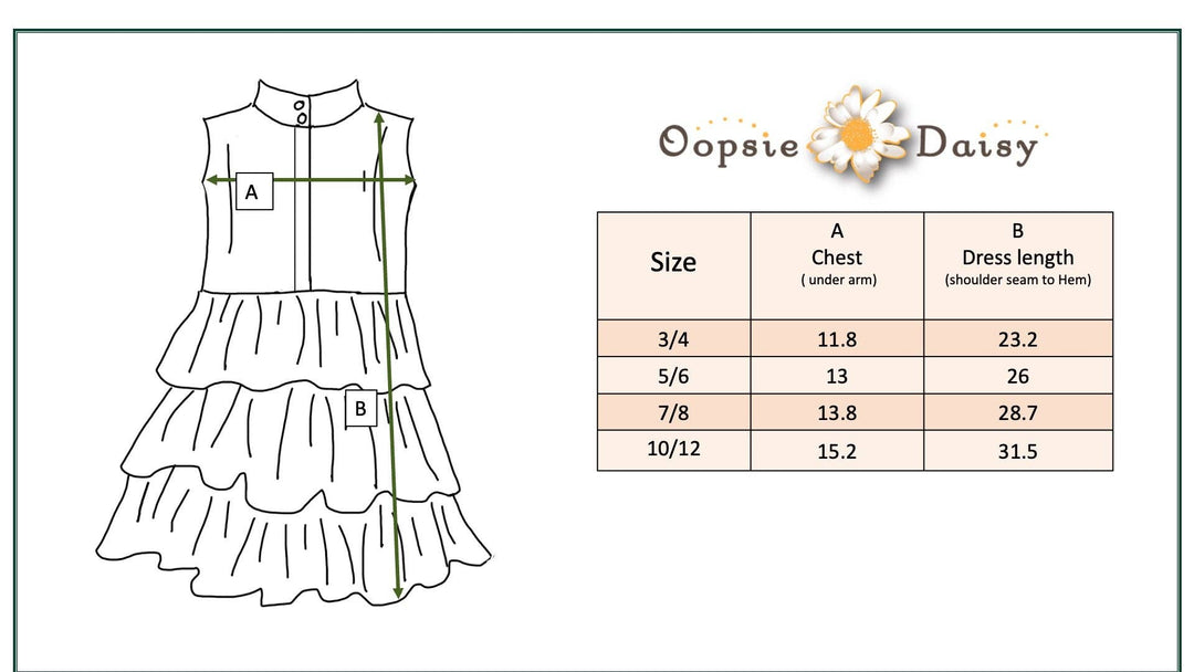 Girls Mint Ruffle Layered High Neck Summer Dress