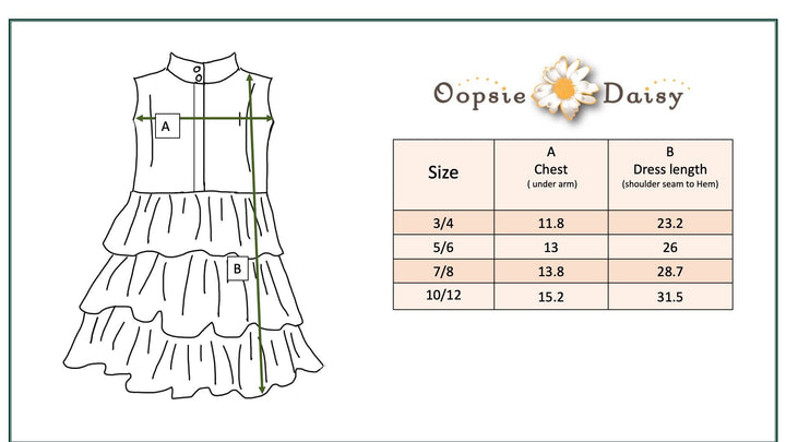 Girls Mint Ruffle Layered High Neck Summer Dress
