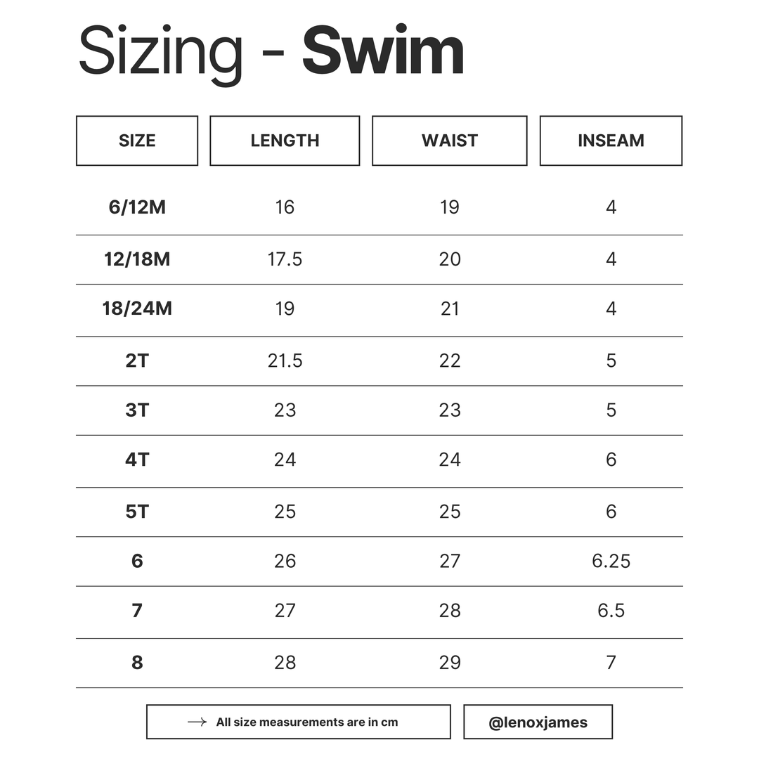 SWIM TRUNK - WAVY CHECKS - GREEN