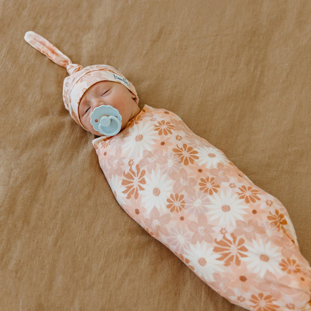 Knit Swaddle Blanket - Penny