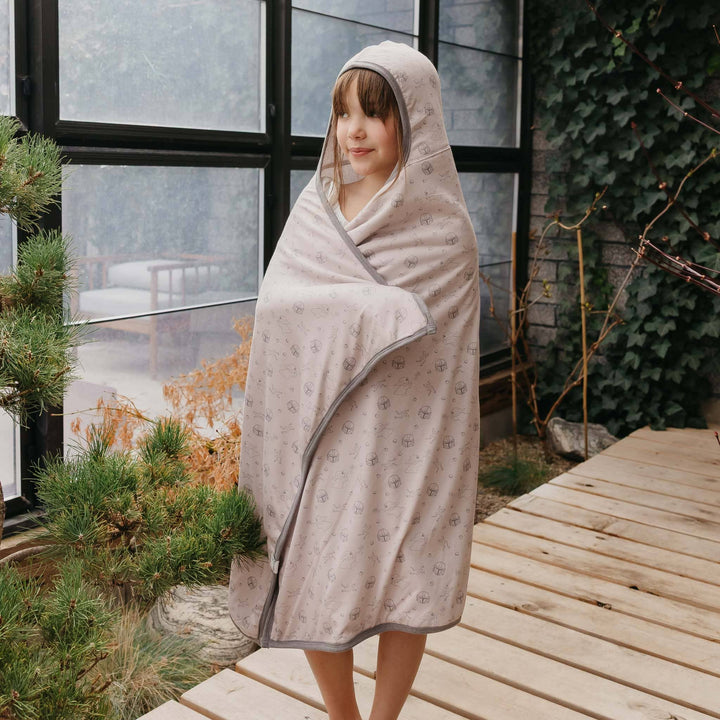 Premium Big Kid Hooded Towel - Star Wars Grogu Medley