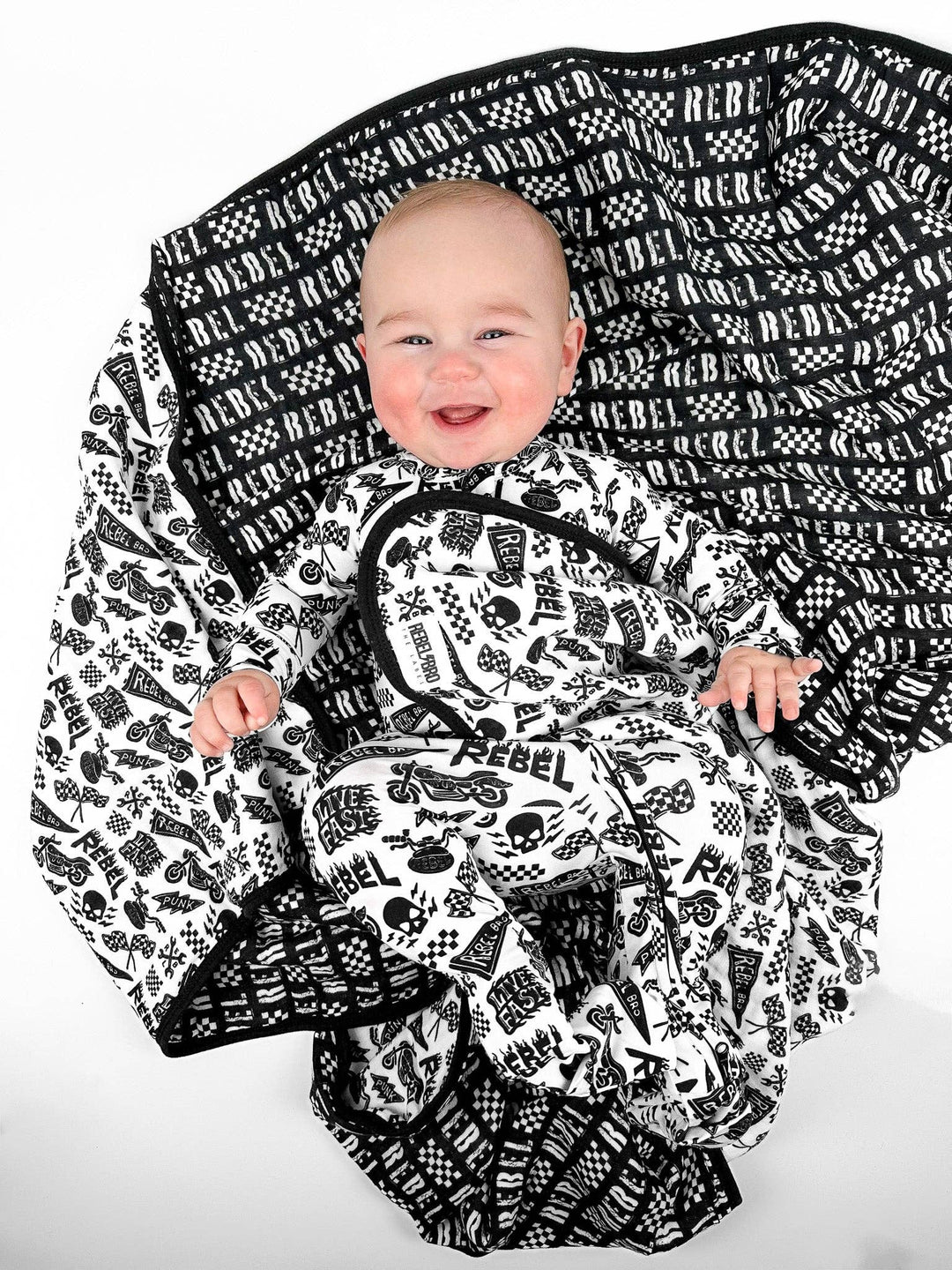 Bamboo Zippy Sleeper in Live Fast