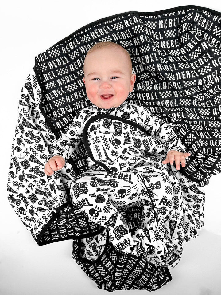 Bamboo Zippy Sleeper in Live Fast