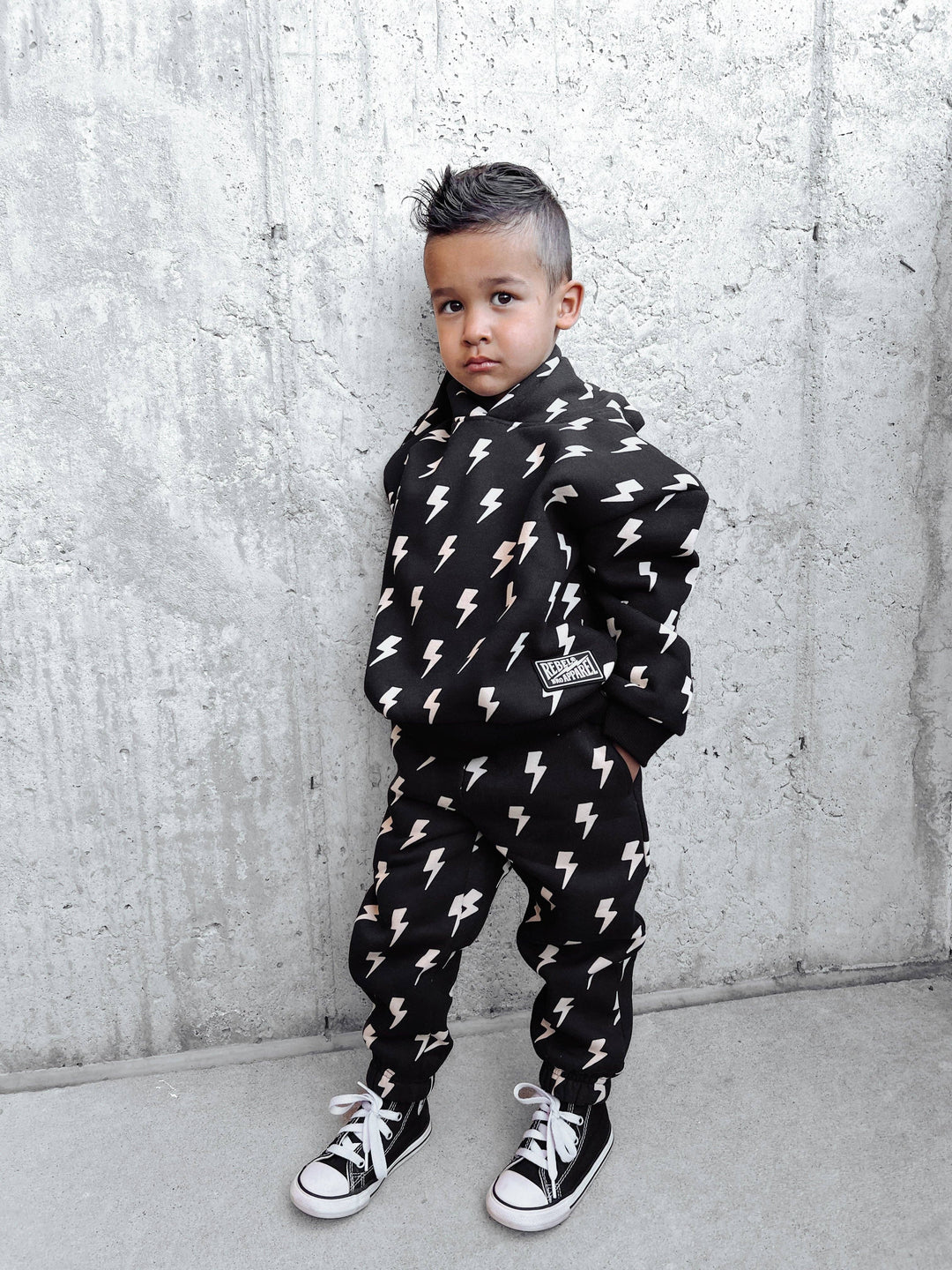 Fleece Hoodie + Sweatpants Set in Jagger