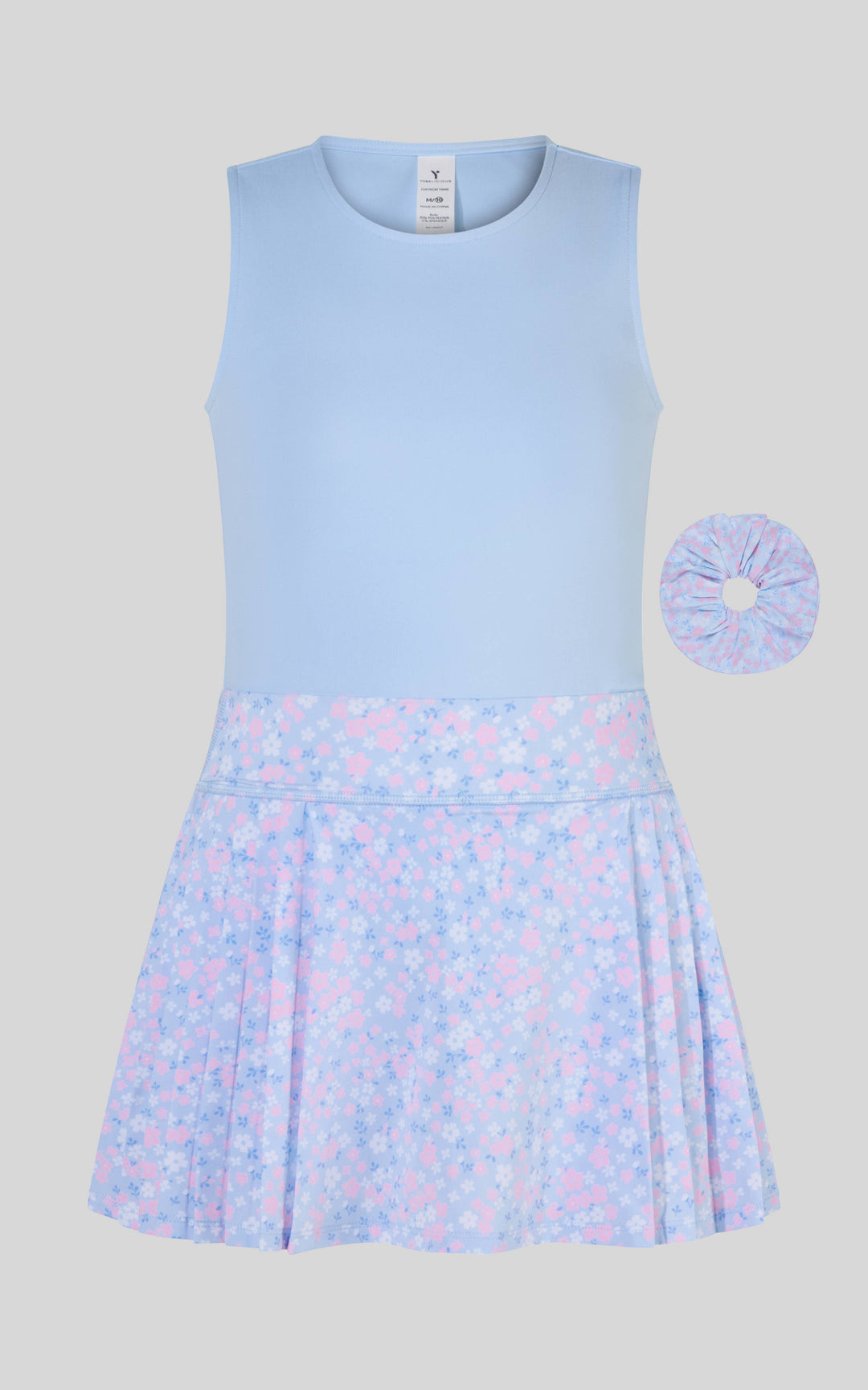 Tween Girls Tank, Pleated Skort, Scrunchie - 3 pc SET