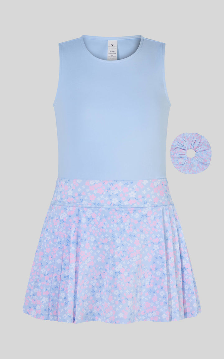 Tween Girls Tank, Pleated Skort, Scrunchie - 3 pc SET