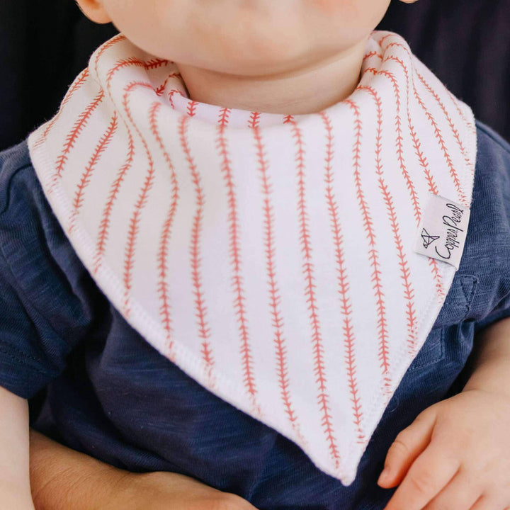 4 Pack Baby Bandana Bibs - Slugger