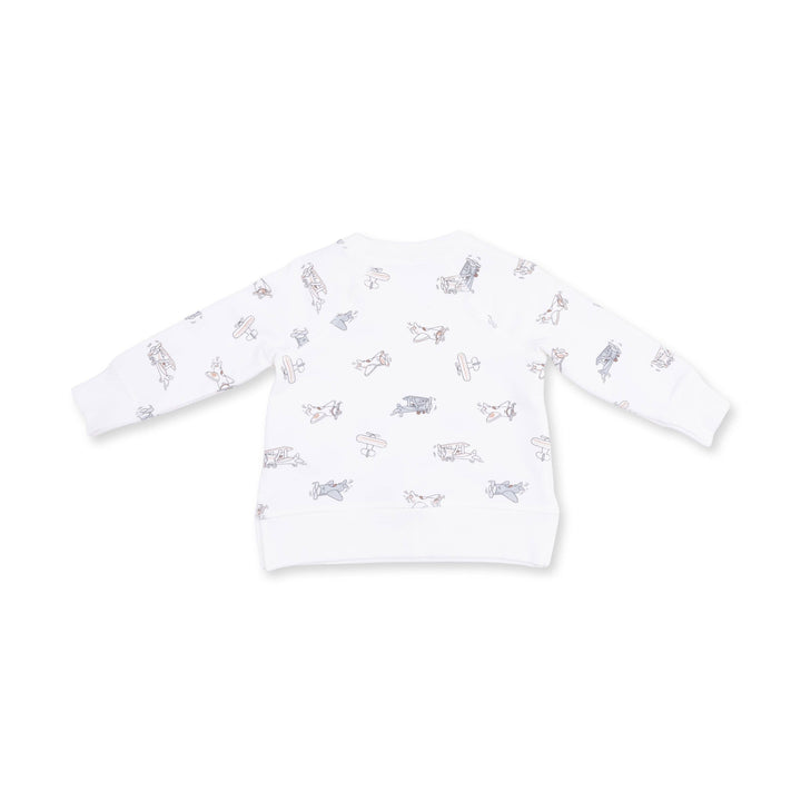 Vintage Airplane Pilots - Raglan Sweatshirt