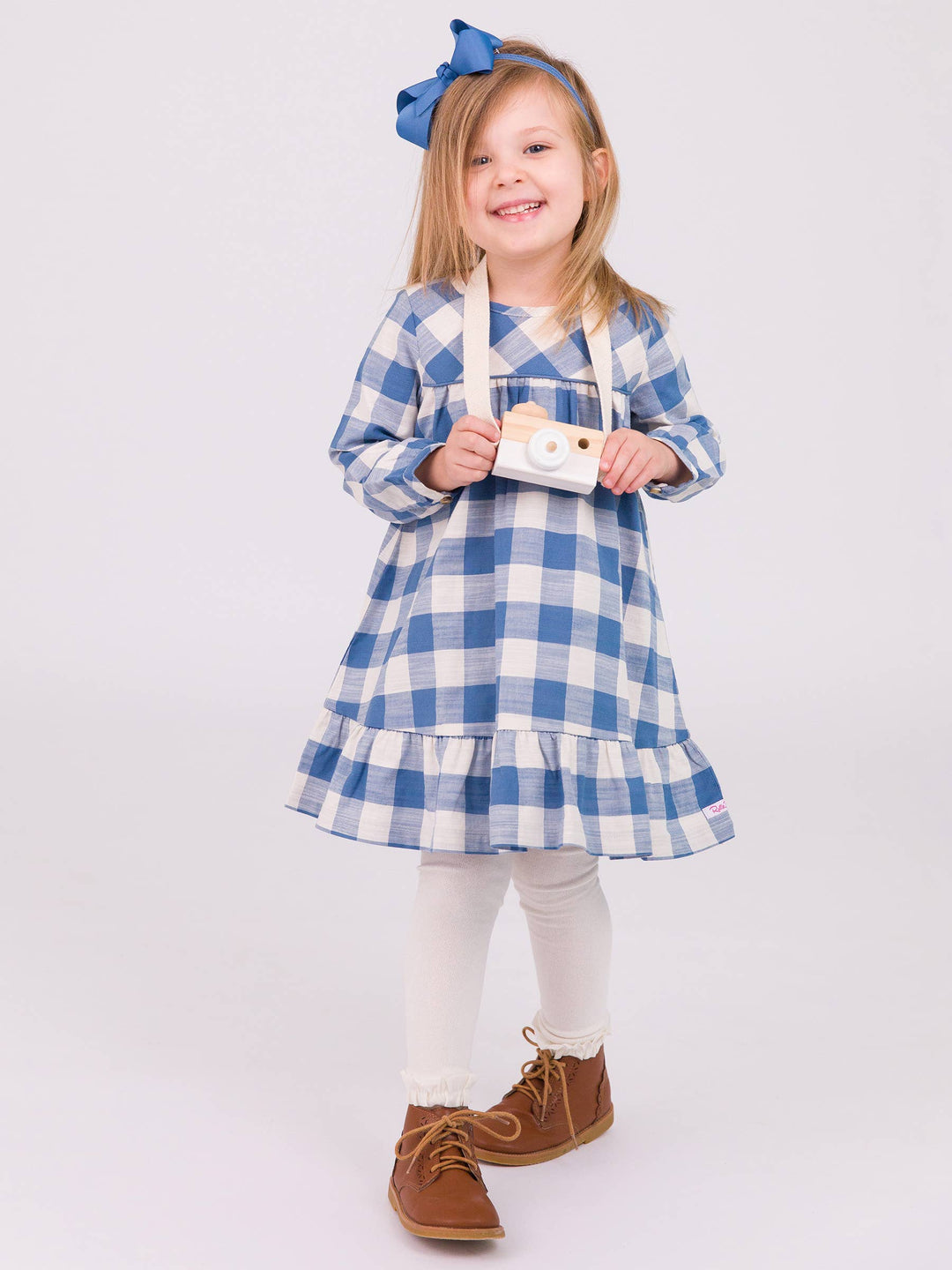 Girls Ivory Footless Ruffle Tights