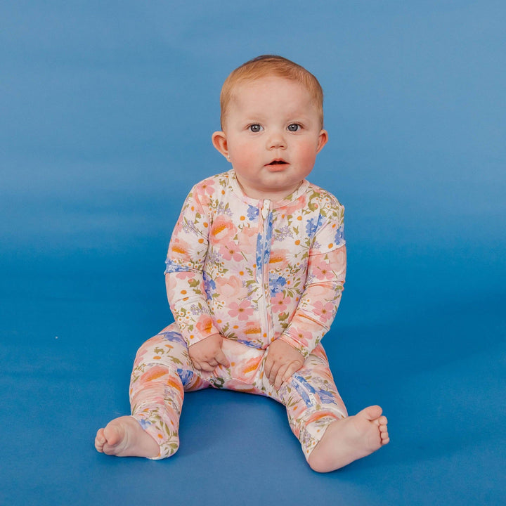 Bamboo Convertible Zip-Up Footie Pajama - Penelope