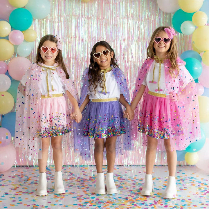 Pink Confetti Tutu - Dress Up Skirt - Kids Tutu - Birthday Tutu
