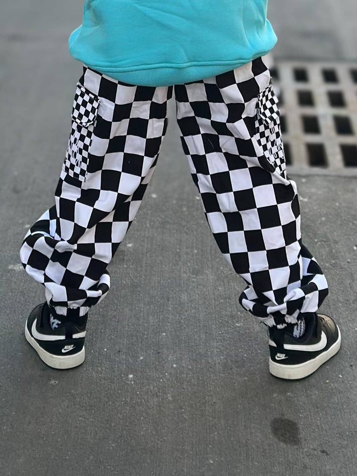 CHECK REMIX FLAME • CARGO JOGGERS