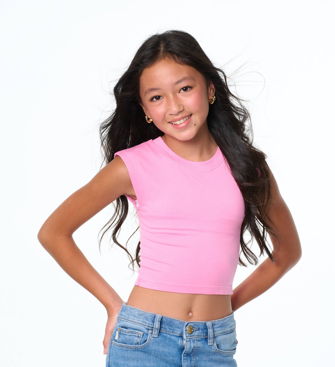Sleeveless Seamless Top for Tweens / MEDIUM/LARGE