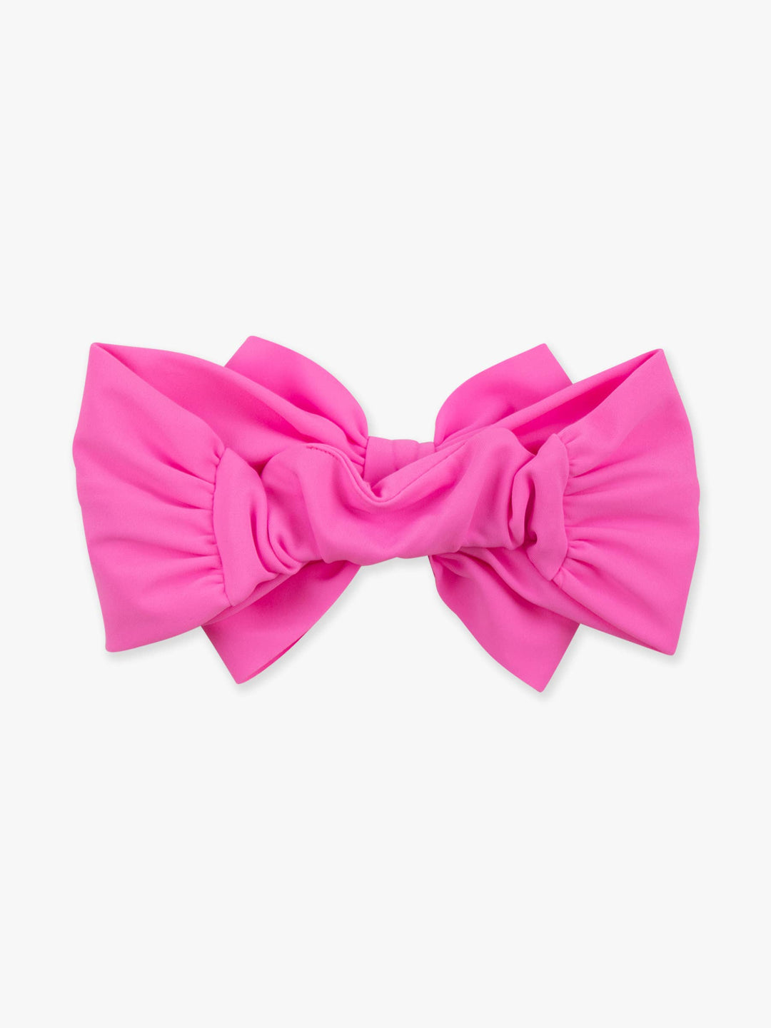 Girls Neon Pink Swim + Active Bow Headband