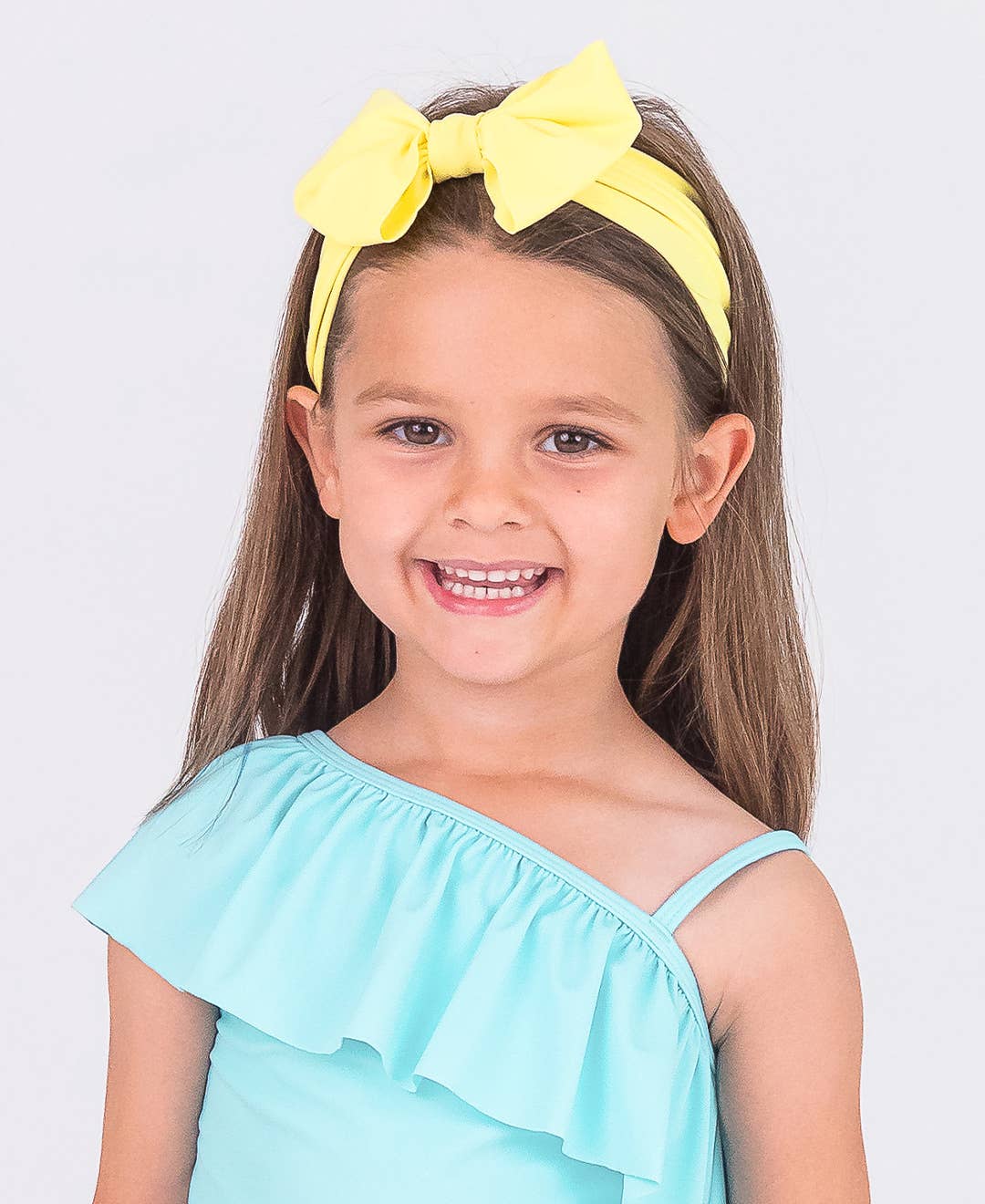 Girls Banana Swim + Active Bow Headband