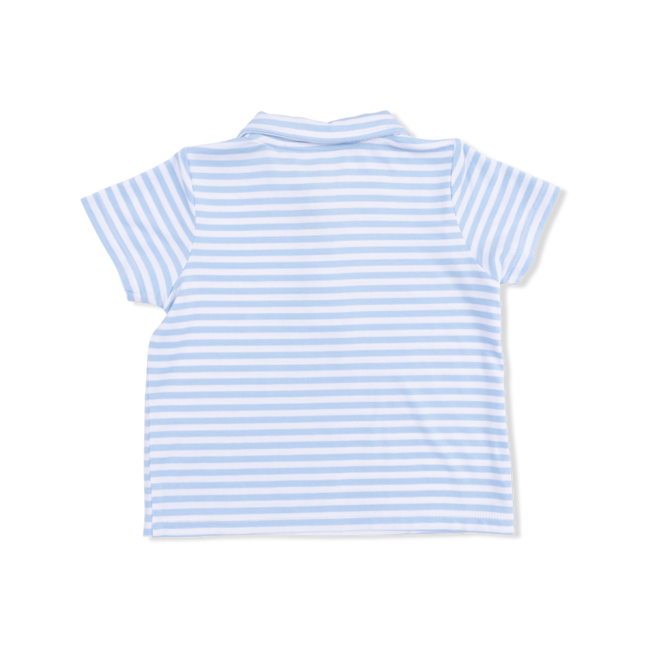 Striped Golf - Polo with Casual Short
