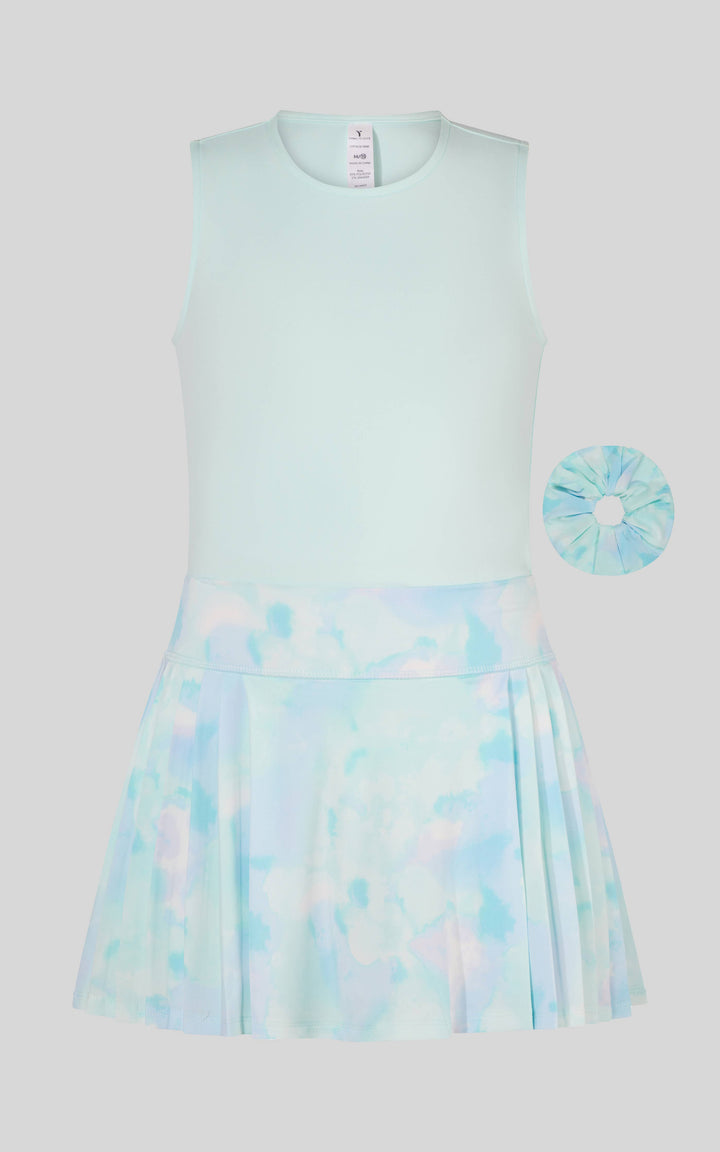 Tween Girls Tank, Pleated Skort, Scrunchie - 3 pc SET