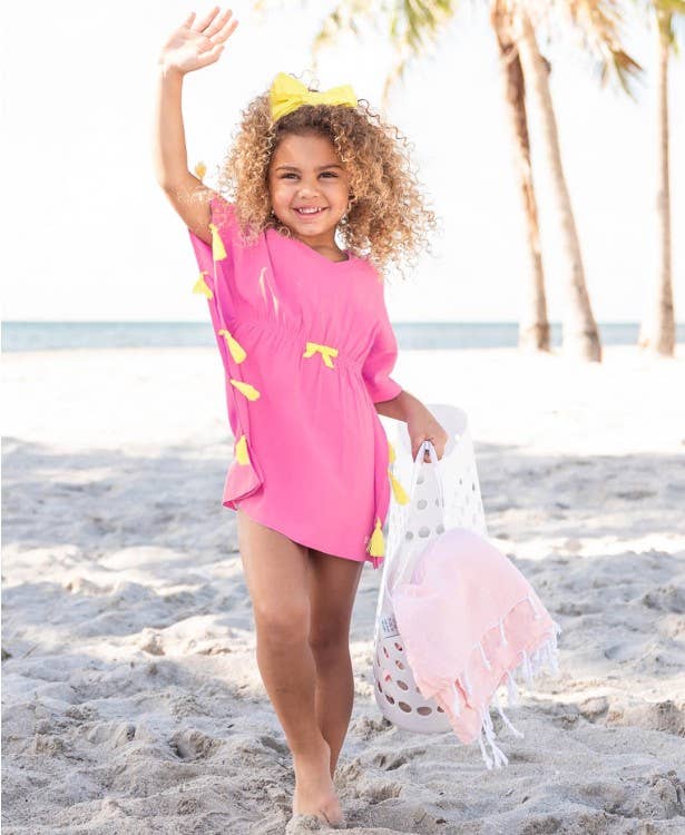 Girls Banana Swim + Active Bow Headband