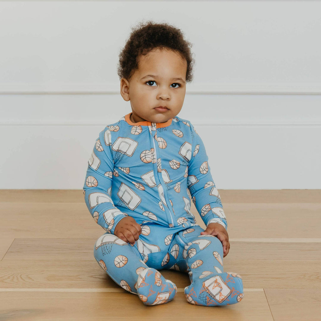 Zip-Up Footie Pajama - Dunk