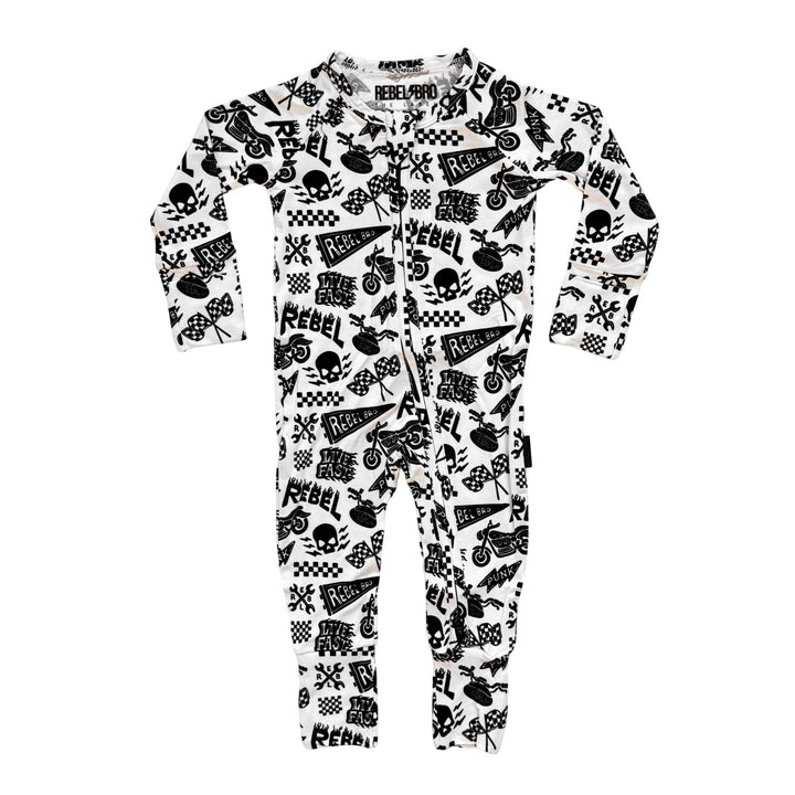 Bamboo Zippy Sleeper in Live Fast